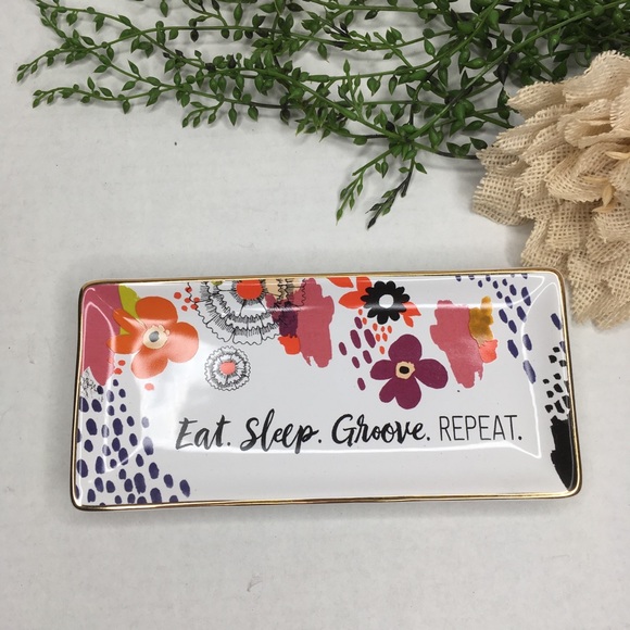 Hallmark Other - Jill Scott Floral Trinket Jewelry Tray NWT